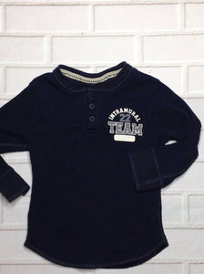The Place BLUE & CREAM Top