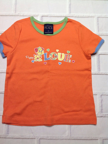 The Place BLUE & ORANGE Love Top