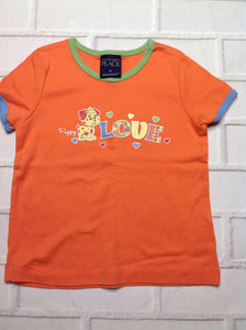 The Place BLUE & ORANGE Love Top