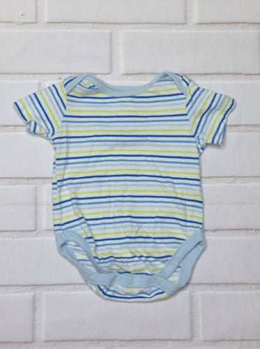 The Place Baby Blue & Yellow Onesie