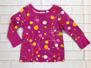 The Place Berry Print Top
