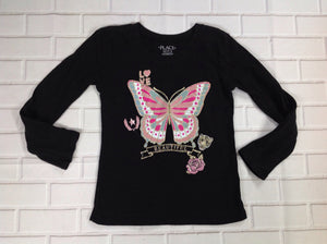 The Place Black & Pink Top