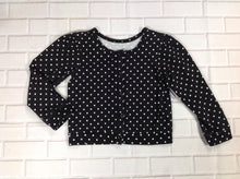 The Place Black & White Polka Dot Top