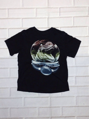 The Place Black Print Dinosaur Top
