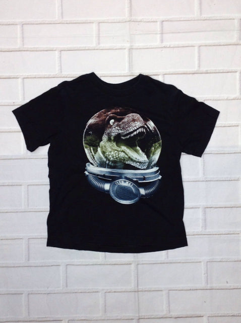 The Place Black Print Dinosaur Top