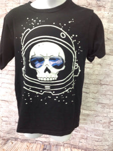 The Place Black Print Skull Top