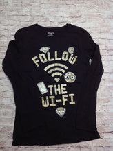 The Place Black Print Top