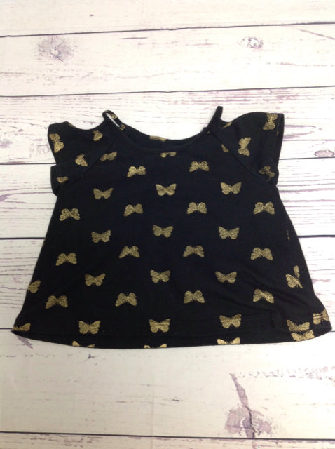 The Place Black Print Top