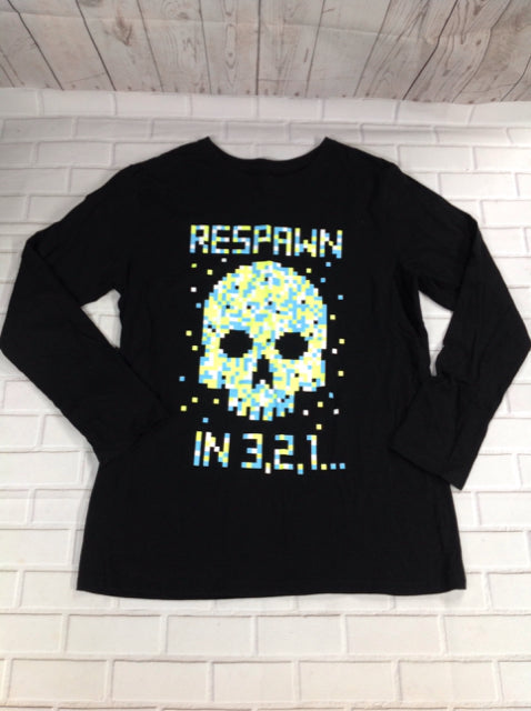 The Place Black Print Top