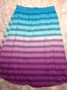 The Place Blue & Pink Skirt