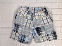 The Place Blue & White Patches Shorts