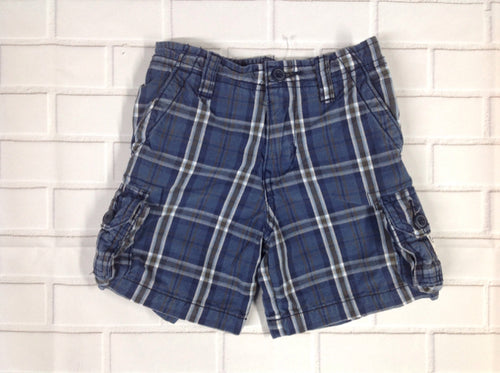The Place Blue & White Plaid Shorts