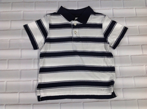 The Place Blue & White Stripe Top