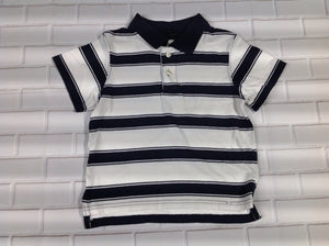 The Place Blue & White Stripe Top