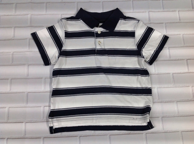 The Place Blue & White Stripe Top