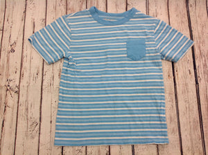 The Place Blue & White Stripe Top