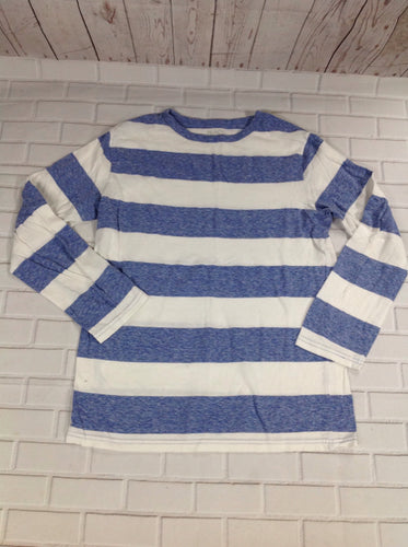 The Place Blue & White Stripe Top