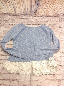The Place Blue & White Top