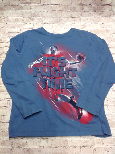 The Place Blue Print Basketball Top
