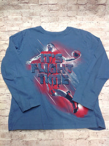 The Place Blue Print Basketball Top