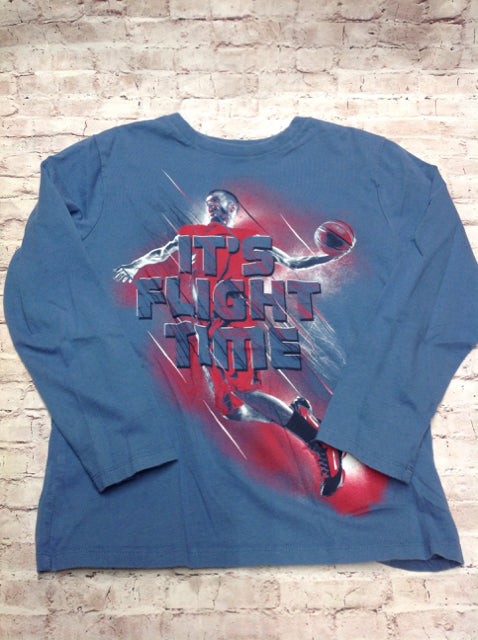 The Place Blue Print Basketball Top
