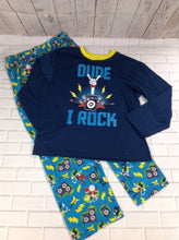 The Place Blue Print Rock Band Sleepwear