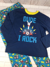 The Place Blue Print Rock Band Sleepwear