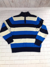 The Place Blue Print Stripe Sweater