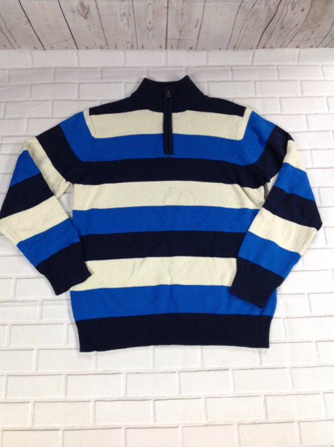 The Place Blue Print Stripe Sweater