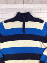 The Place Blue Print Stripe Sweater
