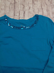 The Place Blue Top