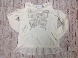 The Place CREAM & SILVER  Top
