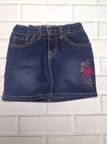 The Place Dark Blue Denim Skort
