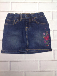 The Place Dark Blue Denim Skort
