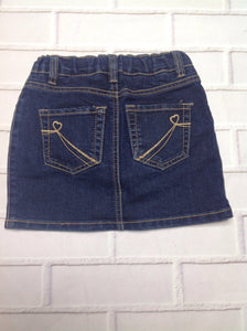 The Place Dark Blue Denim Skort