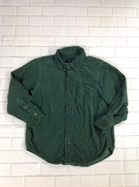 The Place Dark Green CORD Top
