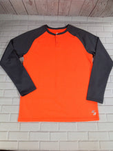 The Place GRAY & ORANGE Top