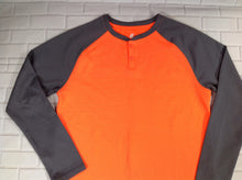 The Place GRAY & ORANGE Top