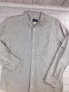 The Place GRAY PRINT Stripe Top