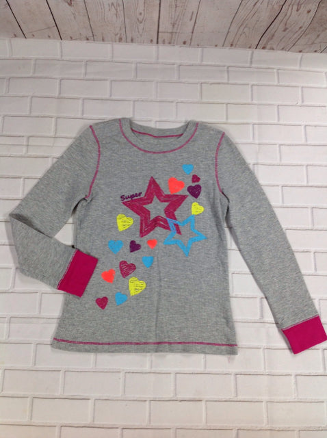 The Place GRAY PRINT Top