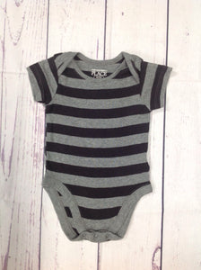 The Place Gray & Black Top