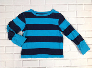 The Place Gray & Blue Top