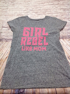 The Place Gray & Pink Top