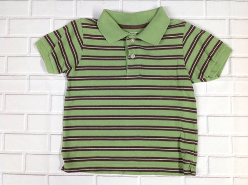 The Place Green & Brown Top