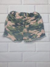 The Place Green & Pink Camouflage Shorts