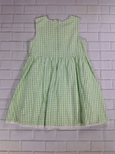 The Place Green & White Checkered Dress