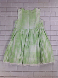 The Place Green & White Checkered Dress