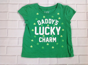 The Place Green & White Top