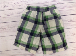 The Place Green Print Plaid Shorts