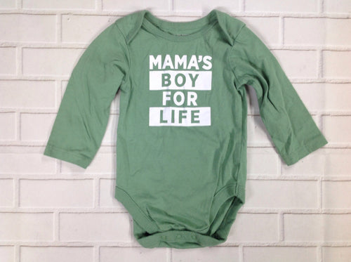 The Place Green Print Top